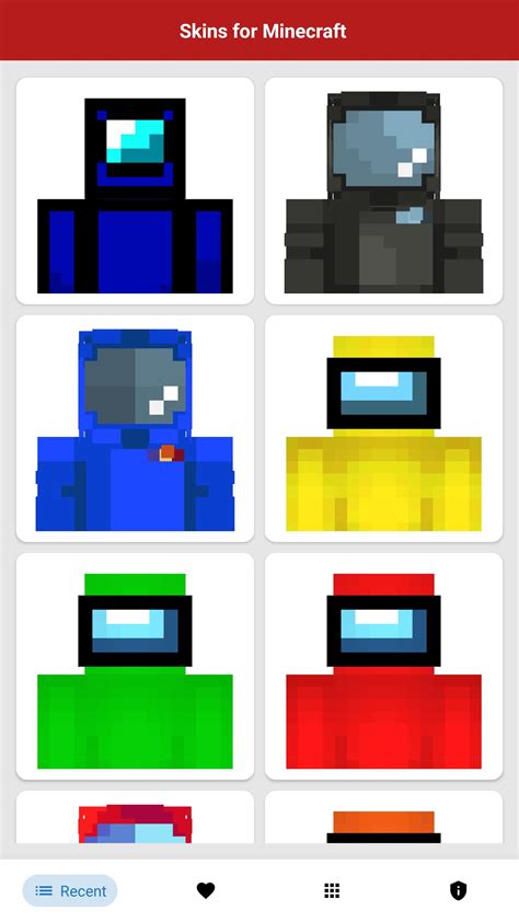 Among Us Skins For Minecraft Apk For Android Download
