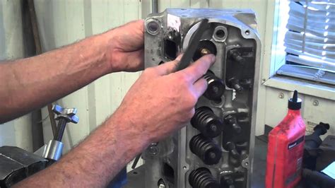 How To Remove Valves From A Cylinder Head Youtube