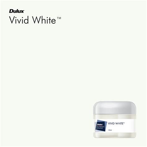 dulux 100ml vivid white sample pot bunnings australia