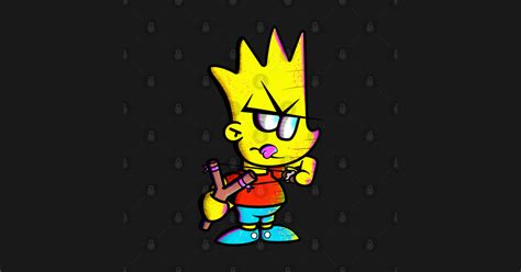 Bart Simpson Bad Boy Bart Simpson Kids T Shirt Teepublic Au