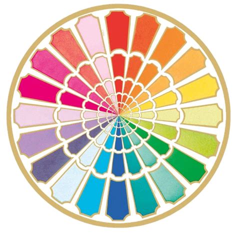 Color Wheel Round Paper Placemats Vmfa Shop