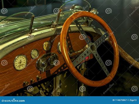 Old Retro Car As Evidence Of Development Of Auto Industry And