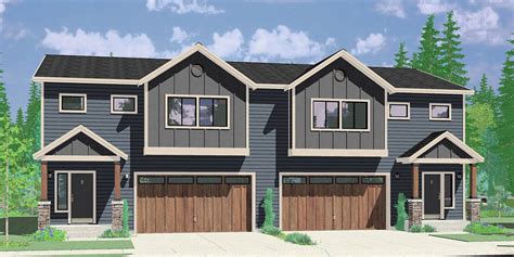 Duplex House Plans And Designs One Story Ranch 2 Story Bruinier