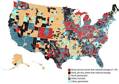 The Rural Blog Rural Counties Lost Many Jobs In Mar See County Level