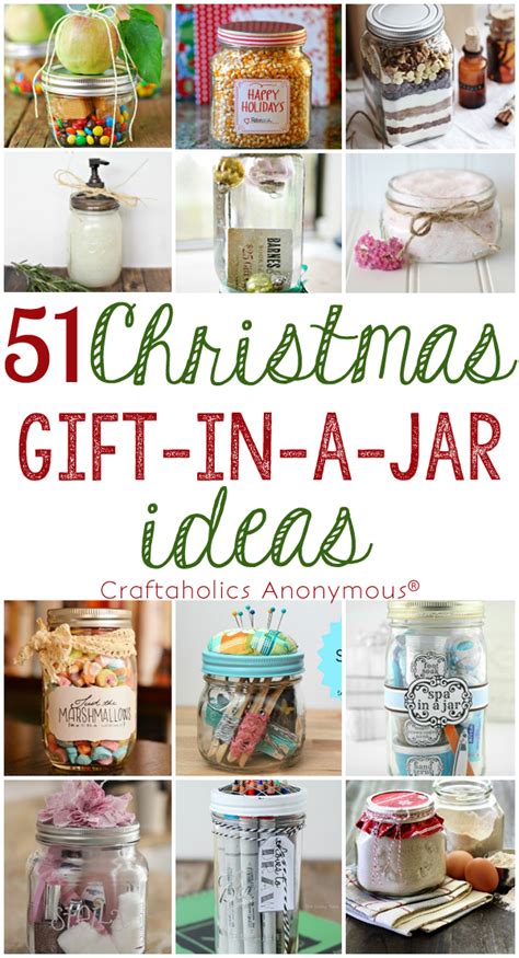 Gift ideas for christmas family. Craftaholics Anonymous® | 51 Christmas Gift in a Jar Ideas