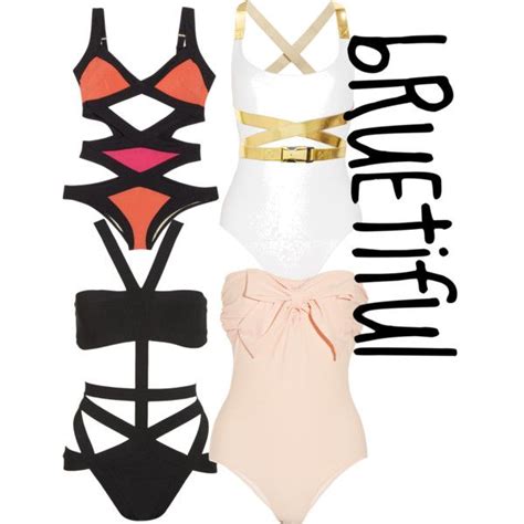 Chic Swim Suits Created By Rue Dis11 On Polyvore Clothes Design