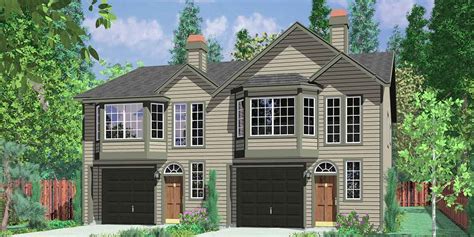 This type of construction proposes bedrooms, family room and storage on the ground floor and social areas such as the living room, dining room, house office. Narrow Lot Homes Plans Reverse Living House Design - House ...