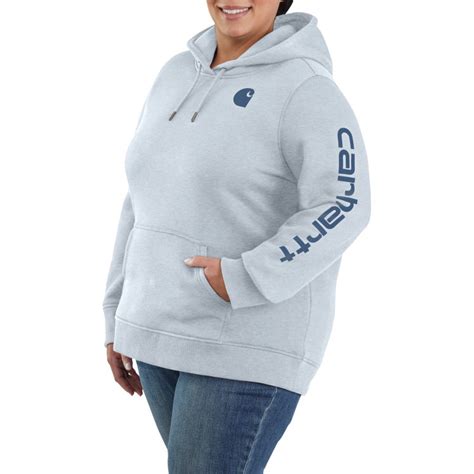 Shop carhartt's selection of sweatshirts & hoodies. Carhartt Women's Clarksburg Soft Blue Heather Graphic ...
