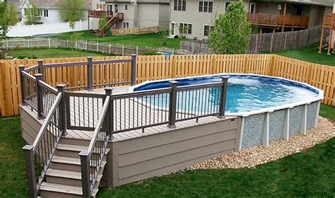 Check spelling or type a new query. Top 95 Diy Above Ground Pool Ideas On A Budget | Above ground pool landscaping, Building a deck ...