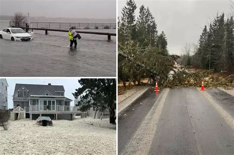Photos Videos Highlight December Storm Damage Flooding In Maine