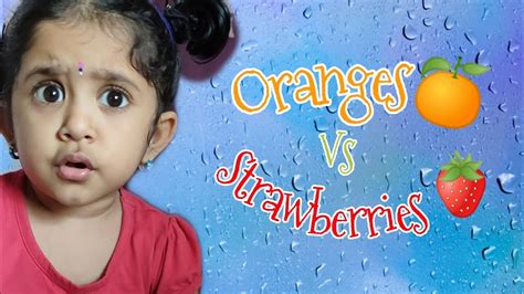 Jananima Orange 🍊 Pretends To Be Strawberry 🍓 Youtube