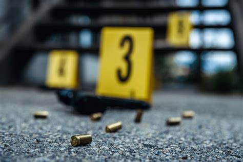 Crime Scene Gun Stock Photos Pictures And Royalty Free Images Istock