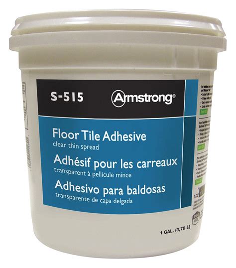 Armstrong Construction Adhesive Tile Strong 1 Gal Pail Cream 4 Pk