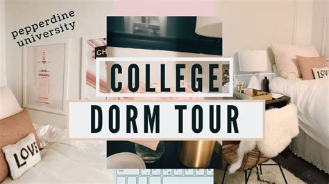 College Freshman Dorm Tour 2019 Pepperdine University Youtube