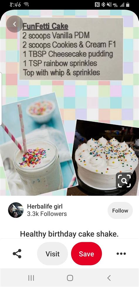 Herbalife shake recipes, birthday cake recipe, cake recipes. Pin by Dana on Herbalife shakes in 2020 | Herbalife recipes, Herbalife shake recipes