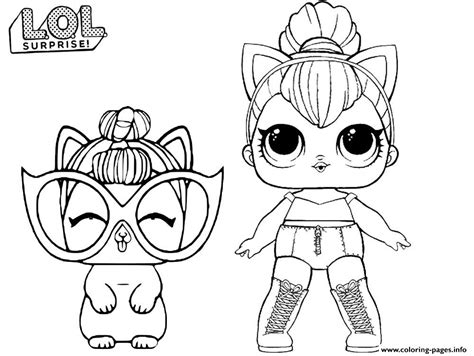 Lol Kitty Queen Coloring Page