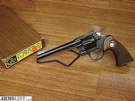 Armslist For Sale Colt Officers Model Match 38 Spl 6 W