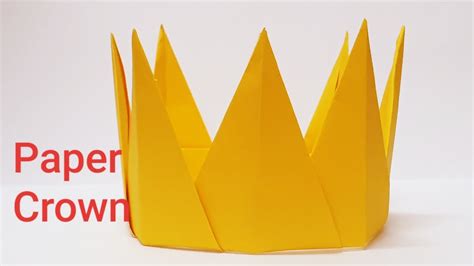 How To Make Paper Crown Easy Paper Diy Diy Craft Deals