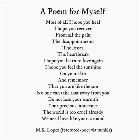 Myself Poems