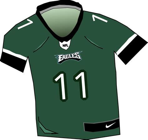 Eagles Nfl Jersey Vector Clipart Image Free Stock Photo Public