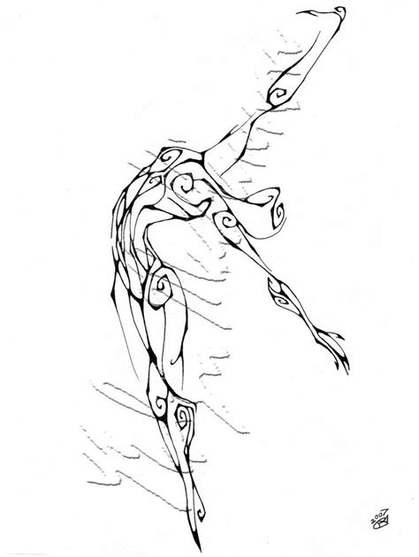 Dancer Line Drawing At Getdrawings Free Download