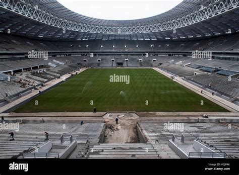 Renovation Of The Luzhniki Stadium In Moscow It Will Host The World
