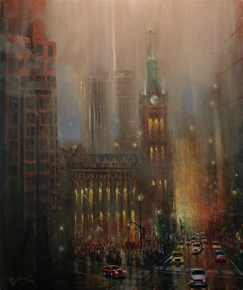 Milwaukee Rain Painting By Tom Shropshire Pixels