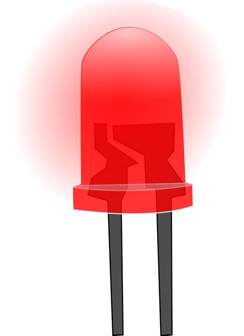 Led Led Lamps Light Red Png Picpng