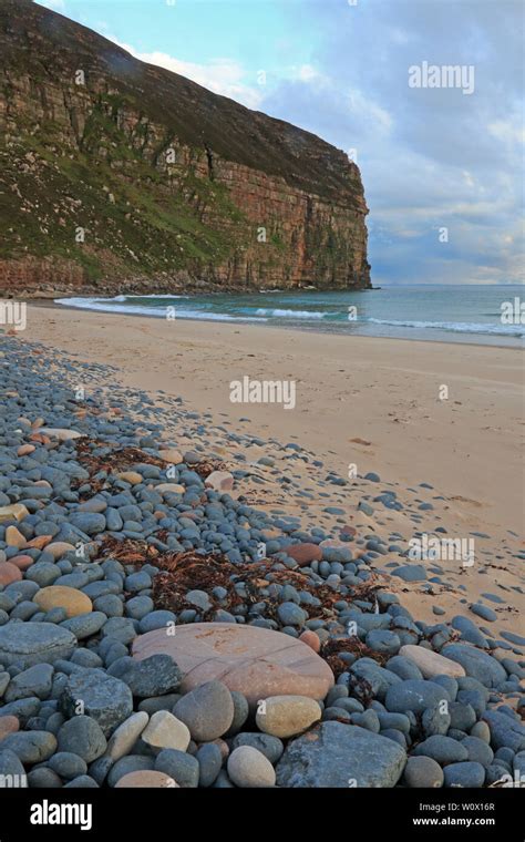 View Of Rackwick Beach And Bay Hoy Orkney Stock Photo Alamy