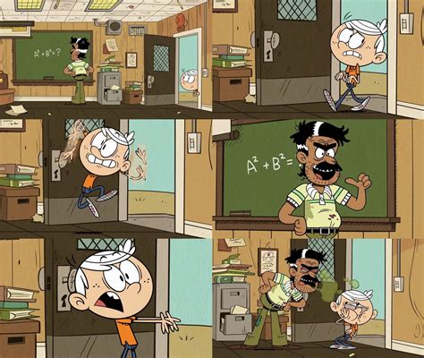 Loud House Lincoln Comes In Late For Class By Dlee1293847 On Deviantart
