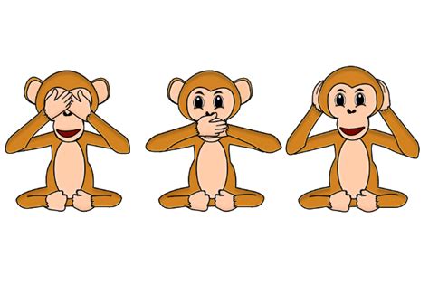 Three Wise Monkeys Monkey Images