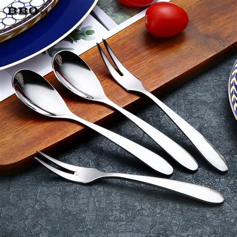 Buy Children Fruit Fork Spoons Sets 304 Stainless