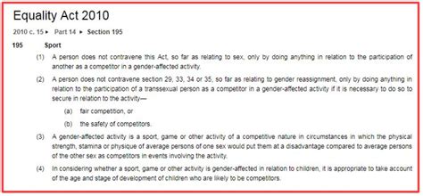The Equality Act 2010 Right To Single Sex Spaces Fair Play For Women