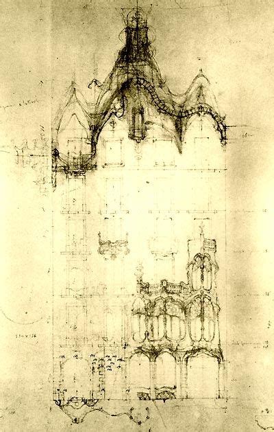 Plan Of The Reform Of The Batllo House Between 1905 And 1907 Gaudi