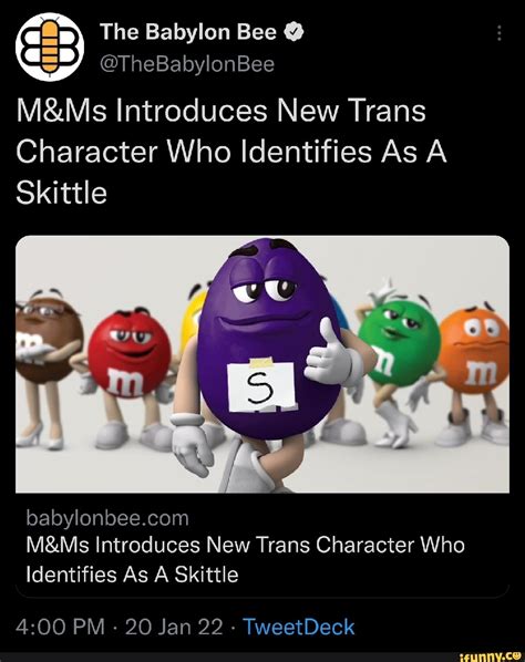 The Babylon Bee Thebabylonbee Introduces New Trans Character Who