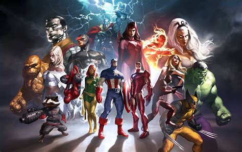 Marvel Heroes 2D digital art | Marvel heroes game, Avengers poster, Marvel heroes