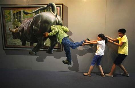 35 Awesome 3D Interactive Paintings Magic Art Works At Special