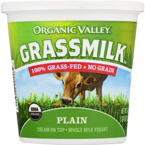 Organic Valley Grassmilk Whole Milk Yogurt Plain 24 Oz Delivery Or