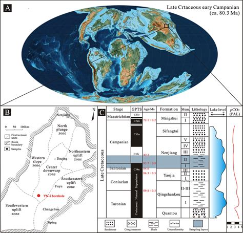 A Paleogeographic Reconstruction Of The Late Cretaceous Early