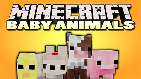 Minecraft mods will make your game much more interesting, new items, animals and monsters will appear in it. Minecraft Mods - Baby Animals Mod - CUTE NEW MODELS ...