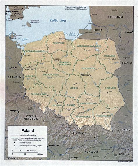 Detailed Clear Large Road Political Map Of Poland Ezilon Maps Images