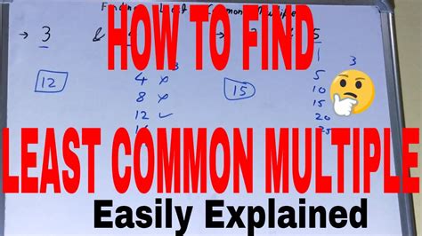 Find Least Common Multiplehow To Find Least Common Multipleleast