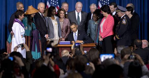 Obama Signs Renewal Of Violence Against Women Act