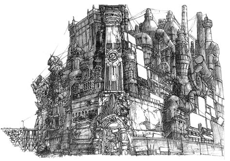 Midgar Early Concept Art Final Fantasy Vii Art Gallery