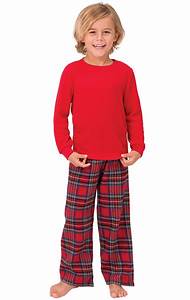 Stewart Plaid Thermal Top Boys Pajamas In Boys Pajamas Onesies Size