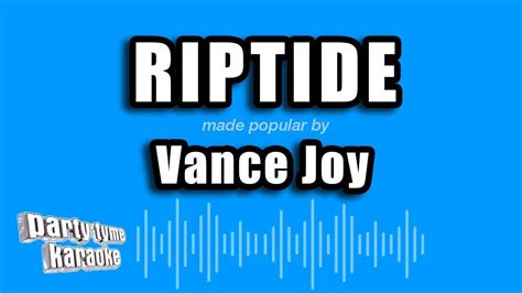 Vance Joy Riptide Karaoke Version Youtube