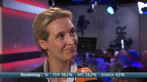 She has been a member of the bundestag (mdb). Alice Weidel: "werden Oppositionsarbeit machen" - ZDFheute