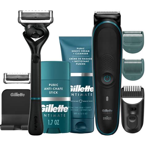 gillette male intimate grooming
