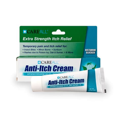 Careall Anti Itch Cream Extra Strength Itch Relief