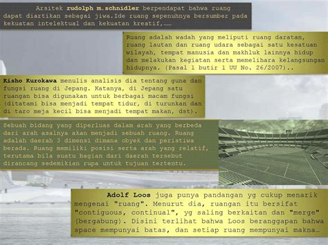 Maybe you would like to learn more about one of these? dveraux: Pengertian Ruang "Dalam Arsitektur"